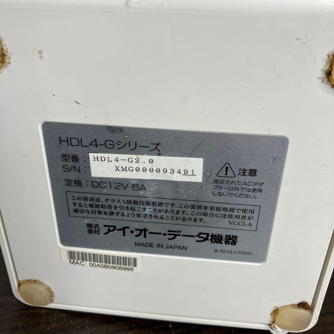 外付けハードディスク・ドライブ IO-DATA NAS LAN DISK HDL4-G2.0