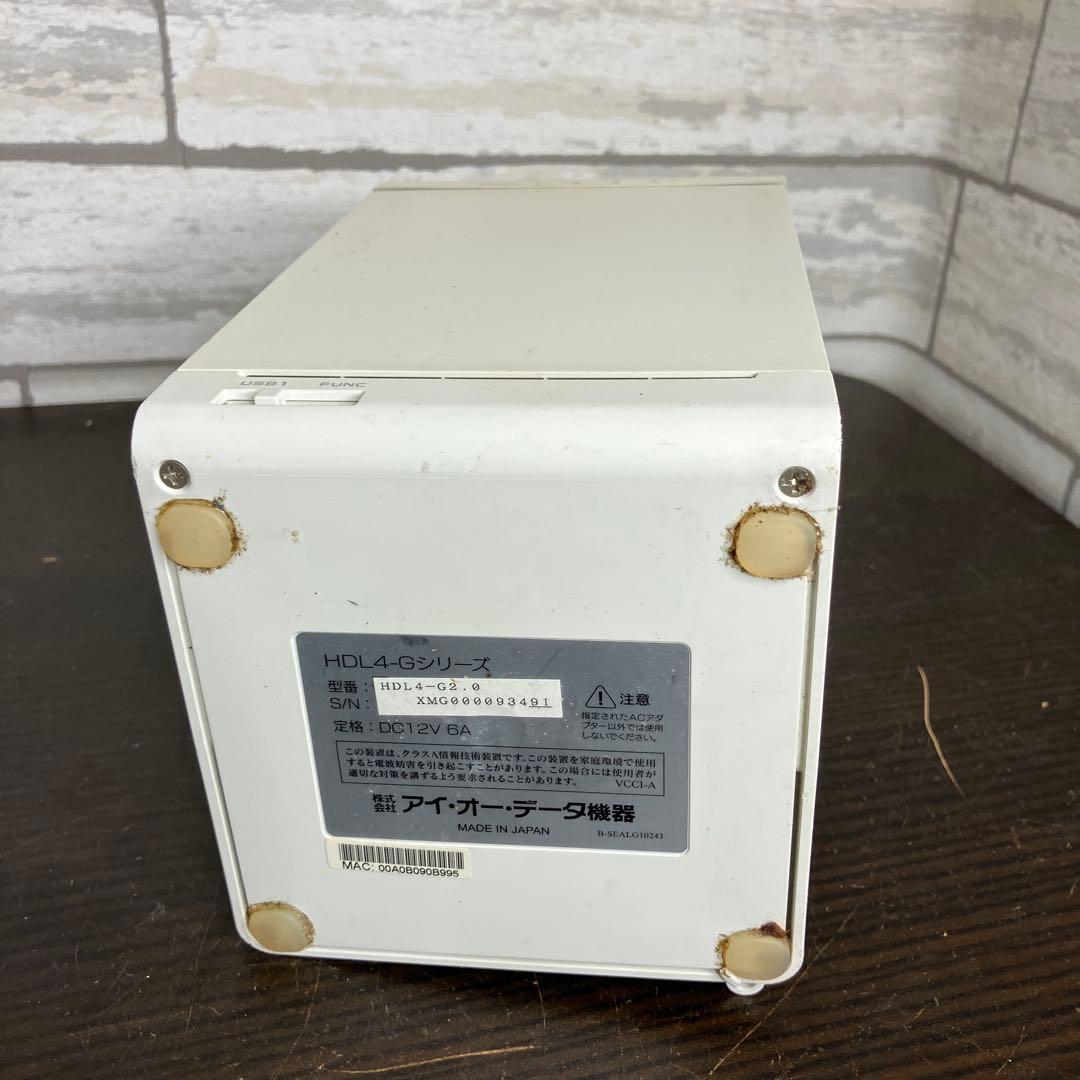 外付けハードディスク・ドライブ IO-DATA NAS LAN DISK HDL4-G2.0