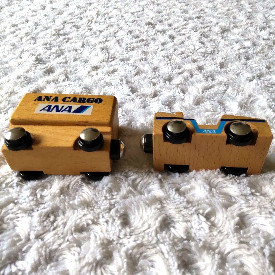 【レア】ANA 木製ひこうきセット 木のおもちゃ 知育玩具