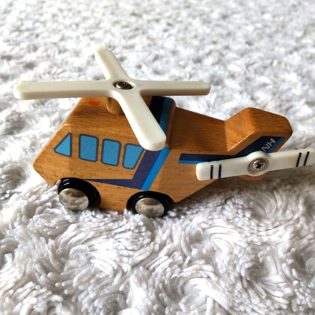 【レア】ANA 木製ひこうきセット 木のおもちゃ 知育玩具