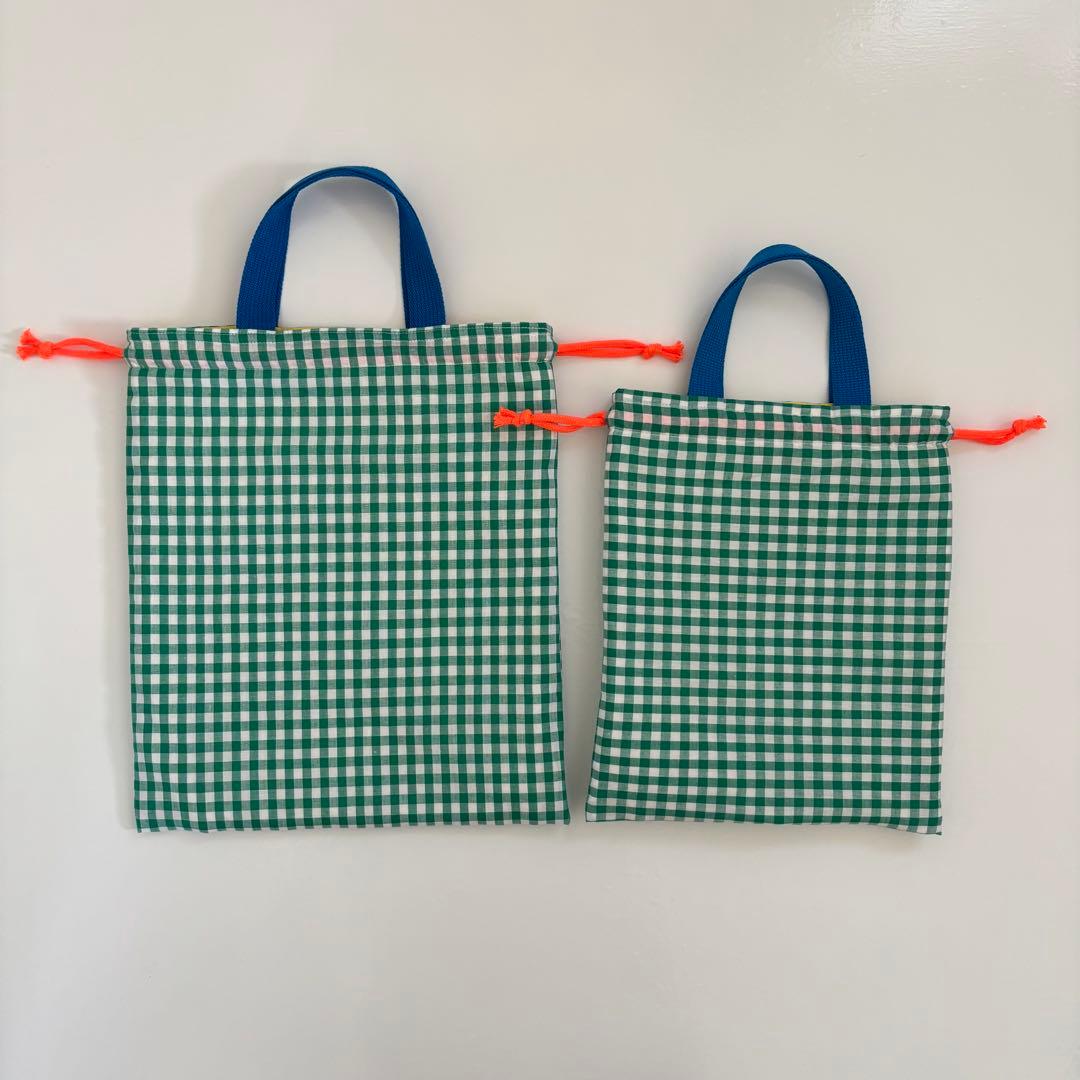 【ゆり◎】レッスンバッグ　上履き入れ