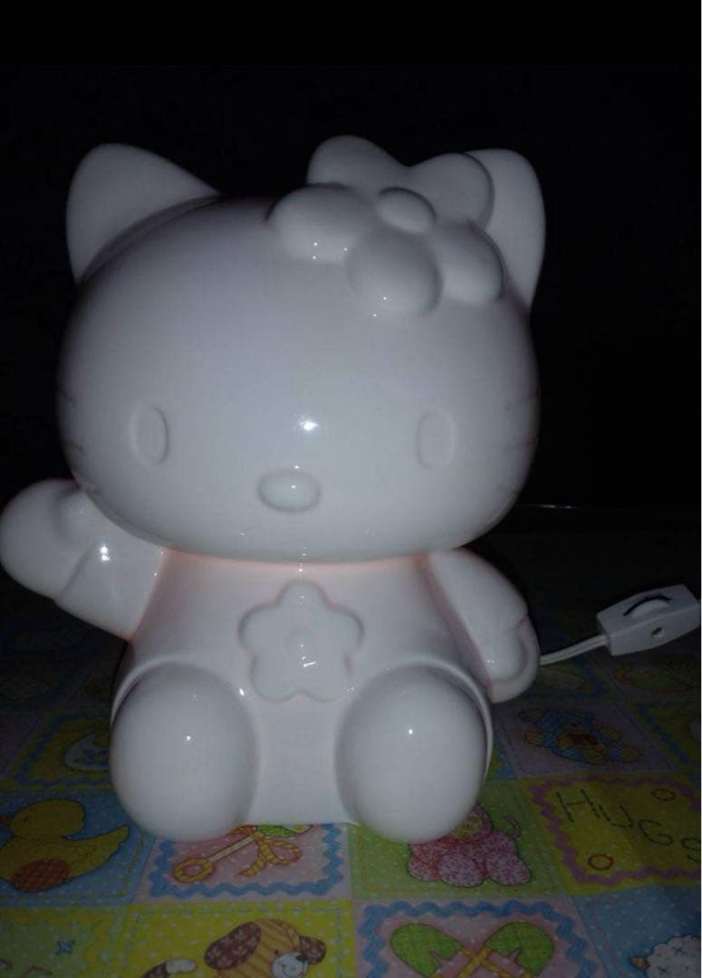 【新品未使用＊ラスト1点】　激レア　キティちゃんルームランプ　(陶器製)