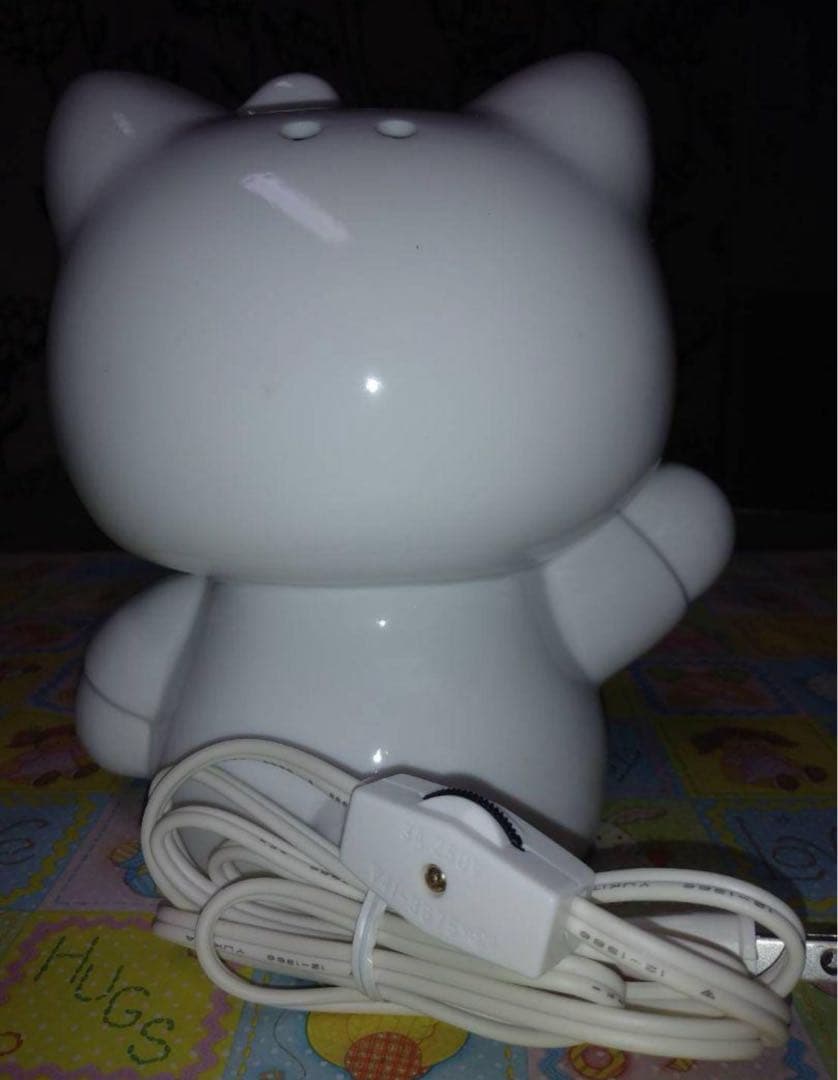 【新品未使用＊ラスト1点】　激レア　キティちゃんルームランプ　(陶器製)