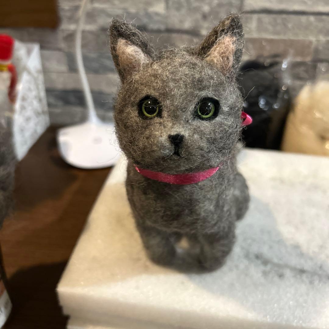 mugi様　猫羊毛フェルトご確認用