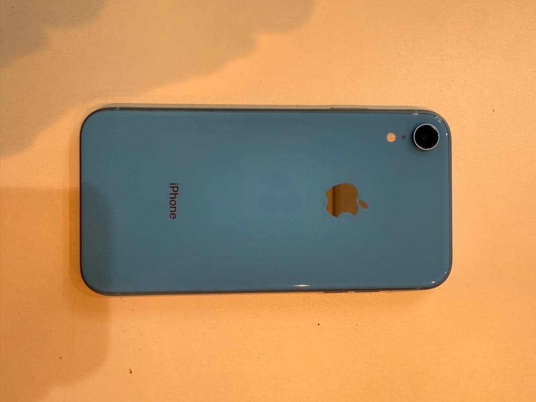 Apple iPhone XR 128GB ブルー　美品　SIMフリー
