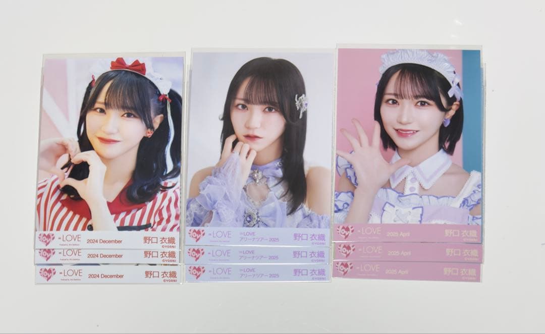 野口衣織 生写真 ミニフォト まとめ売り イコラブ