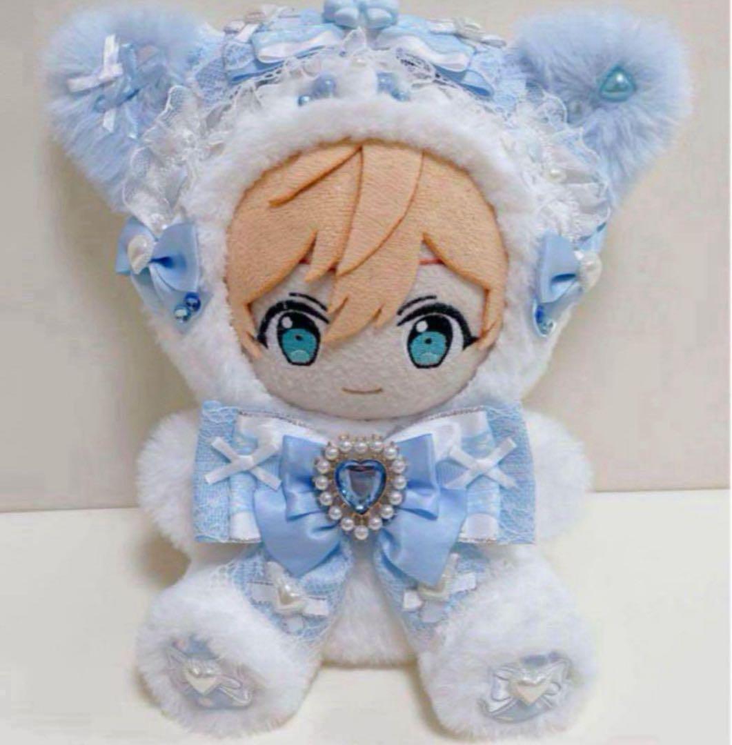 おすわり♥ぬい服♥着ぐるみ♥16cm♥ねこ♥バックチャーム付き♥X61