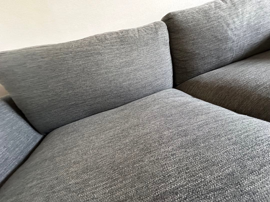 ニトリ　布張り三人掛けソファ