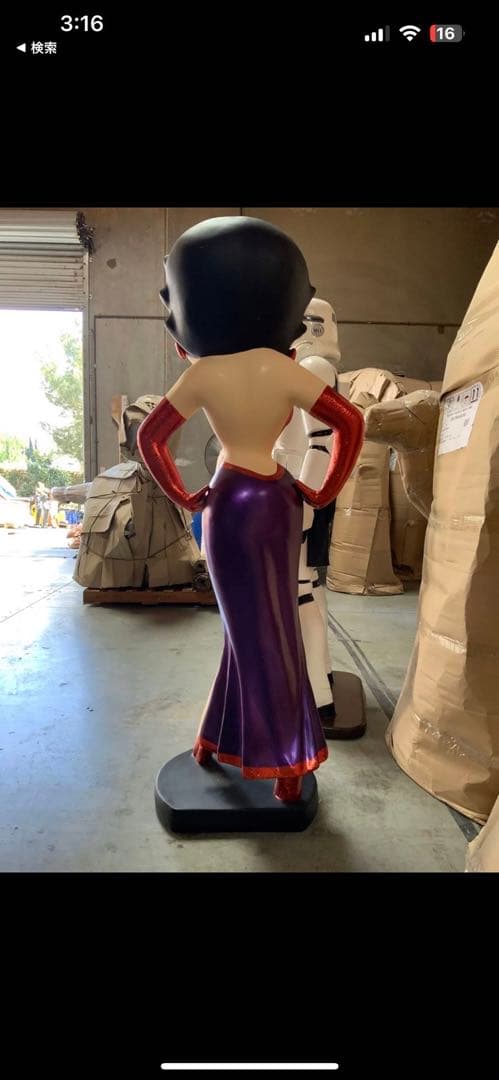 ベティ，ブープ　特大フィギュア