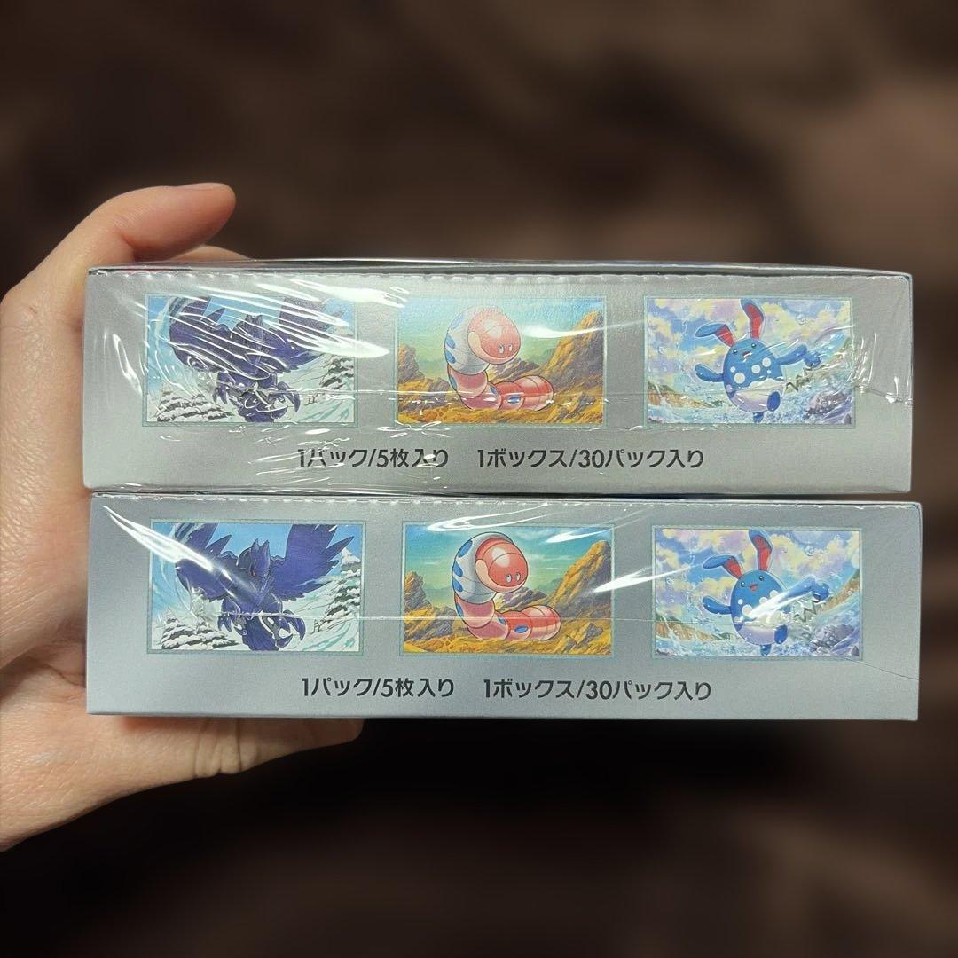 ポケモンカードゲーム スノーハザード 2BOX シュリンク付き
