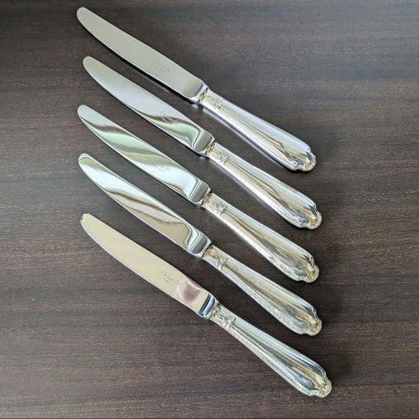 クリストフル【ポンパドール】デザートナイフ 5点セット