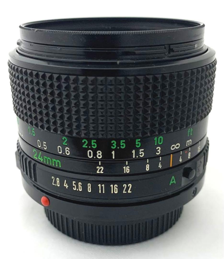 レンズ(単焦点) Canon New FD 24mm f2.8