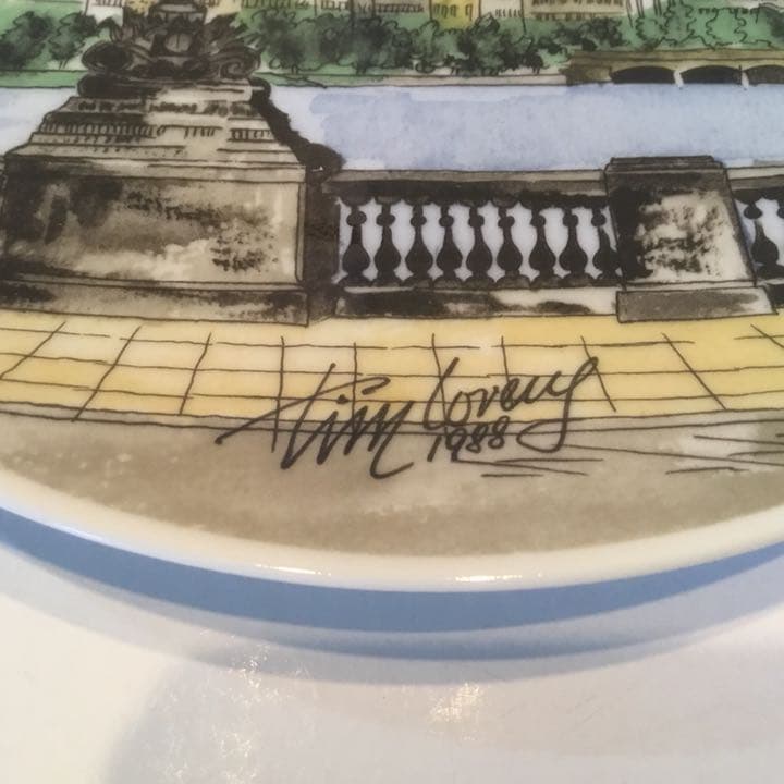 ローゼンタール 記念プレート 飾り皿 絵皿 デザイナー ドイツの街 希少 レア