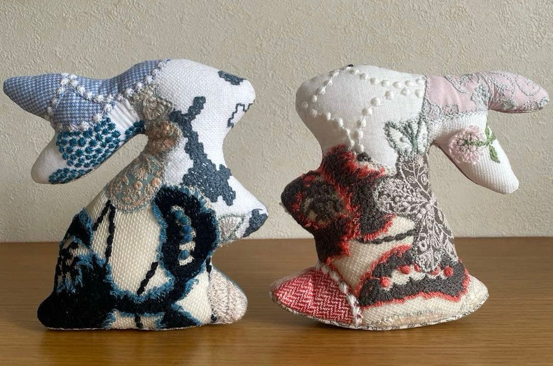 ミナペルホネン　ハンドメイド　⭐️ペアrun3_(・×・_∪⌒)ο run3