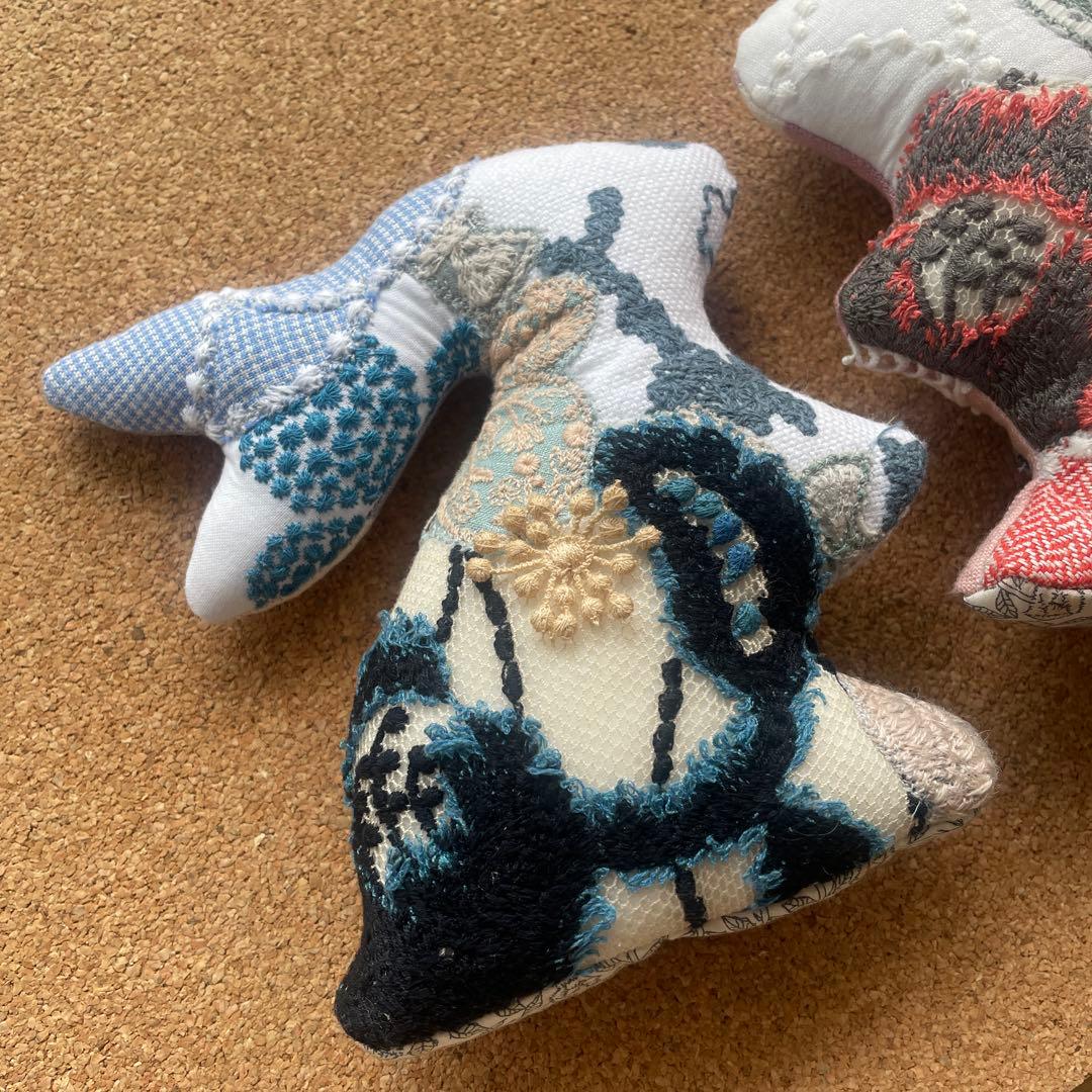 ミナペルホネン　ハンドメイド　⭐️ペアrun3_(・×・_∪⌒)ο run3