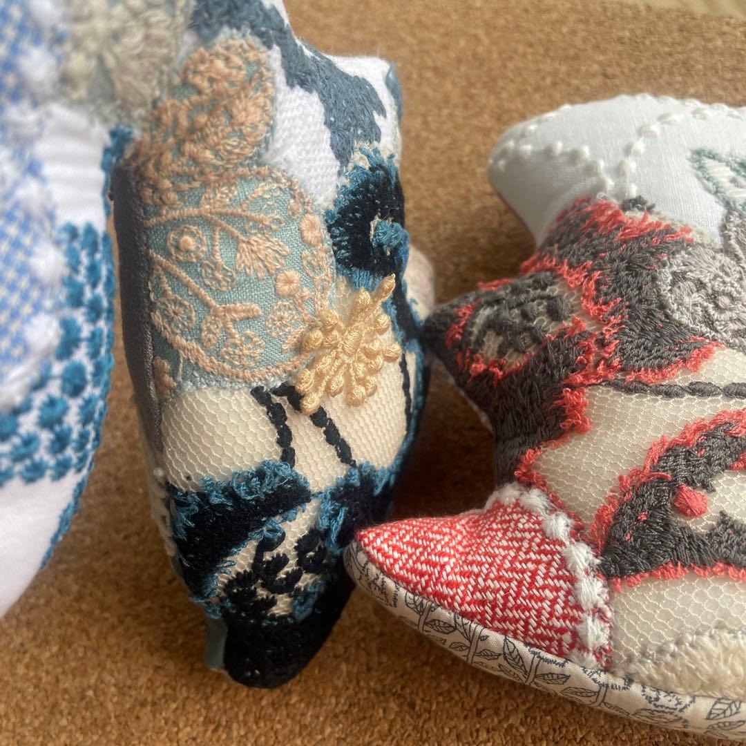 ミナペルホネン　ハンドメイド　⭐️ペアrun3_(・×・_∪⌒)ο run3