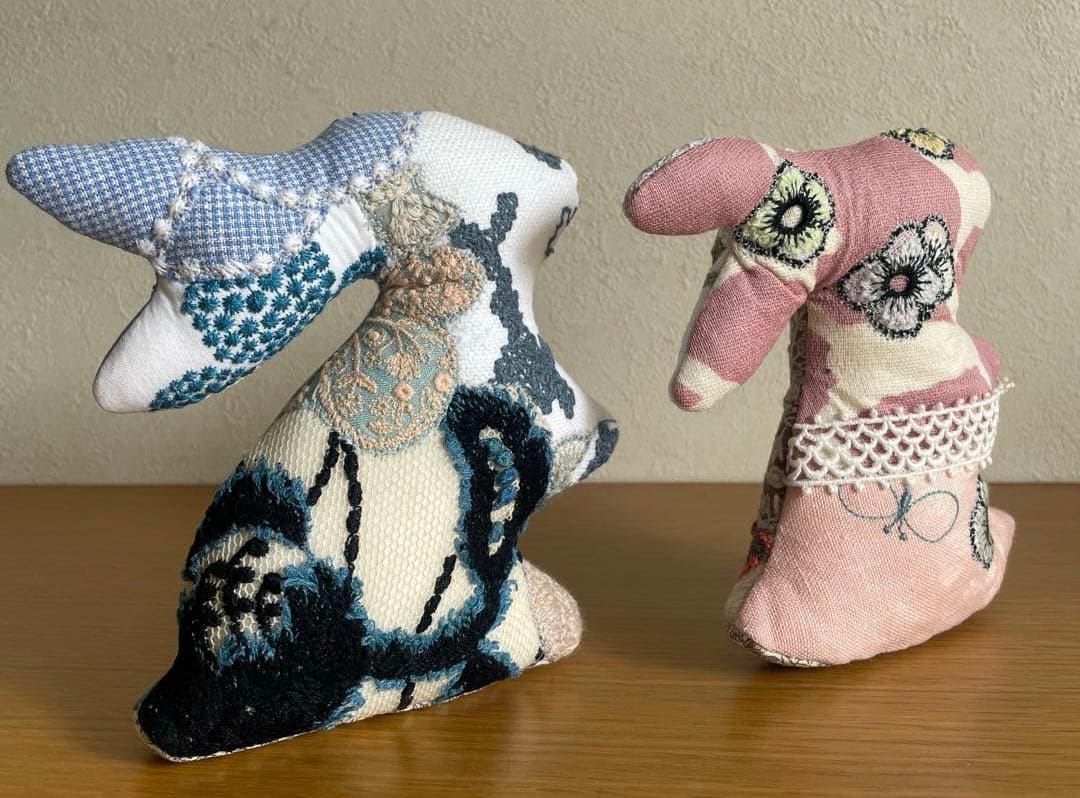 ミナペルホネン　ハンドメイド　⭐️ペアrun3_(・×・_∪⌒)ο run3