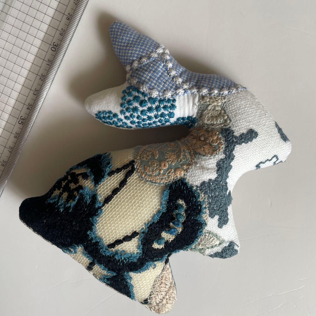 ミナペルホネン　ハンドメイド　⭐️ペアrun3_(・×・_∪⌒)ο run3