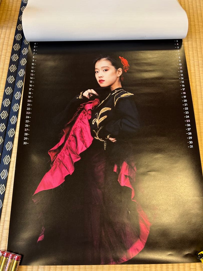 レア 当時物 1988年 中森明菜 ポスター カレンダー 80年代　昭和レトロ
