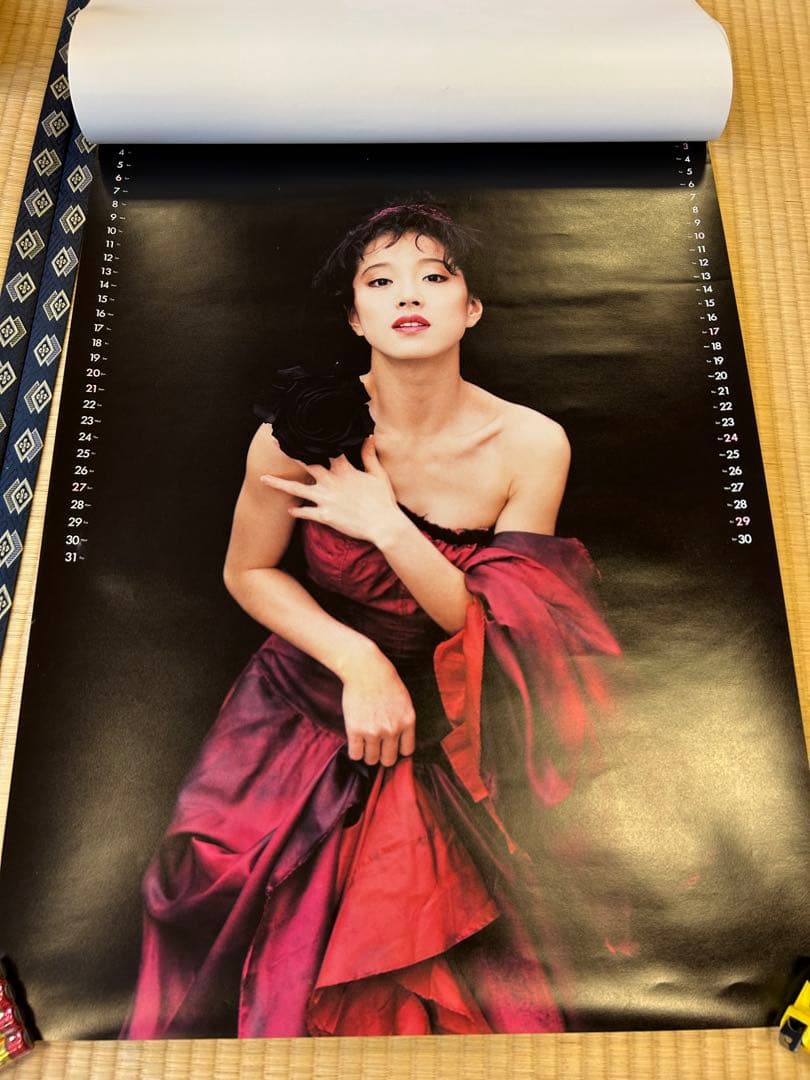 レア 当時物 1988年 中森明菜 ポスター カレンダー 80年代　昭和レトロ