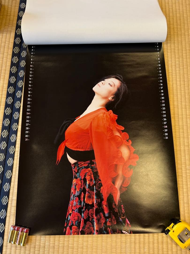 レア 当時物 1988年 中森明菜 ポスター カレンダー 80年代　昭和レトロ