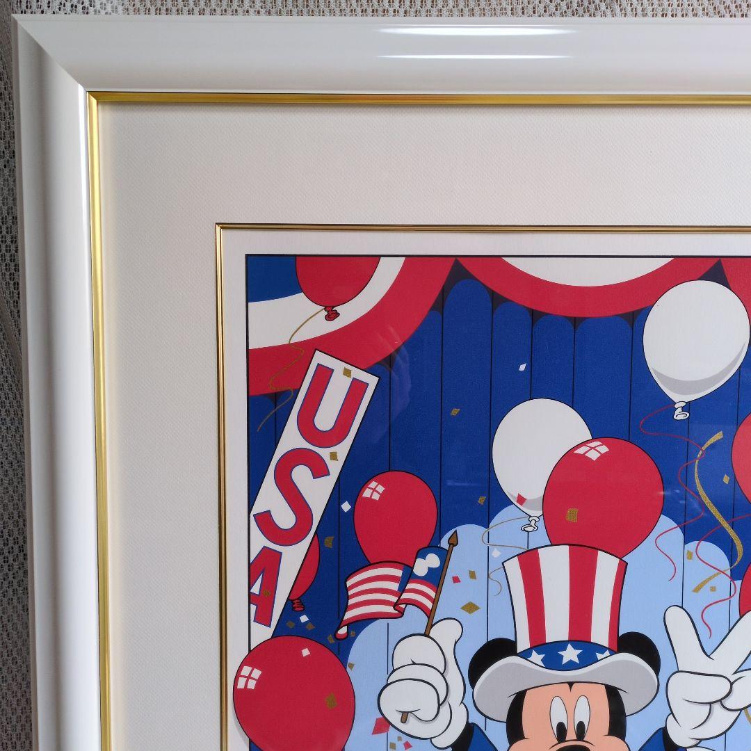 ディズニー　ミッキーマウス (大統領) シルクスクリーン