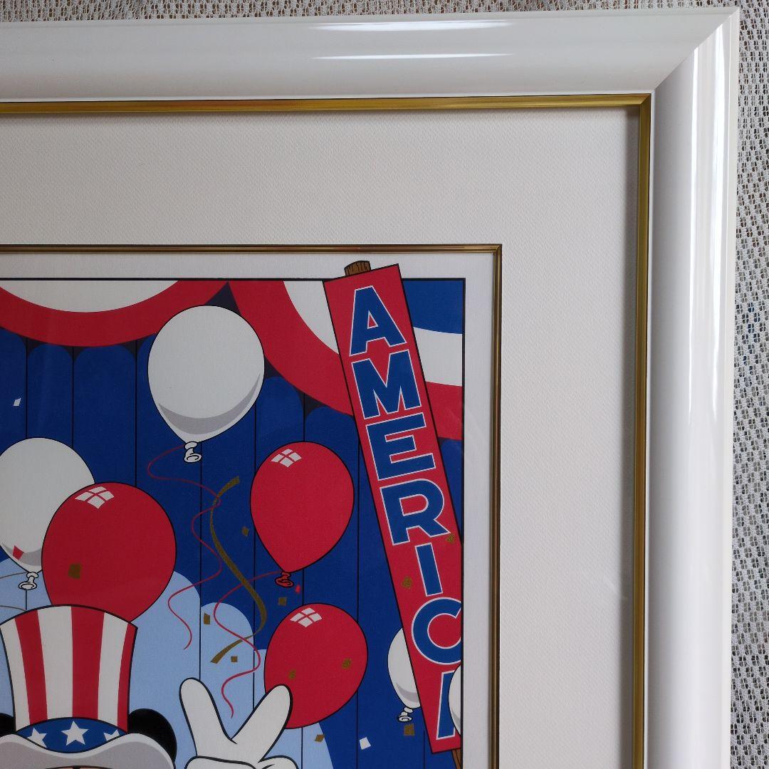 ディズニー　ミッキーマウス (大統領) シルクスクリーン