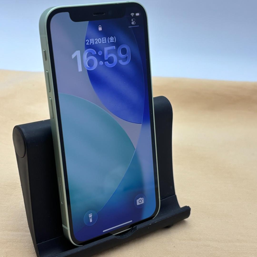 #15433　iPhone12ミニ 64GB グリーン SIMフリー