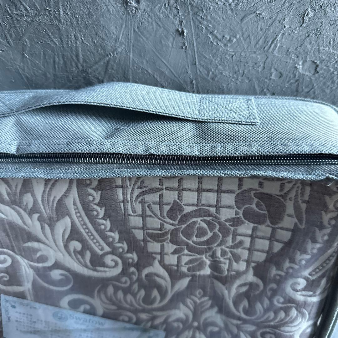 本日削除❣️スワトウデザイン　コットン100　ベッドカバー　タオルケット