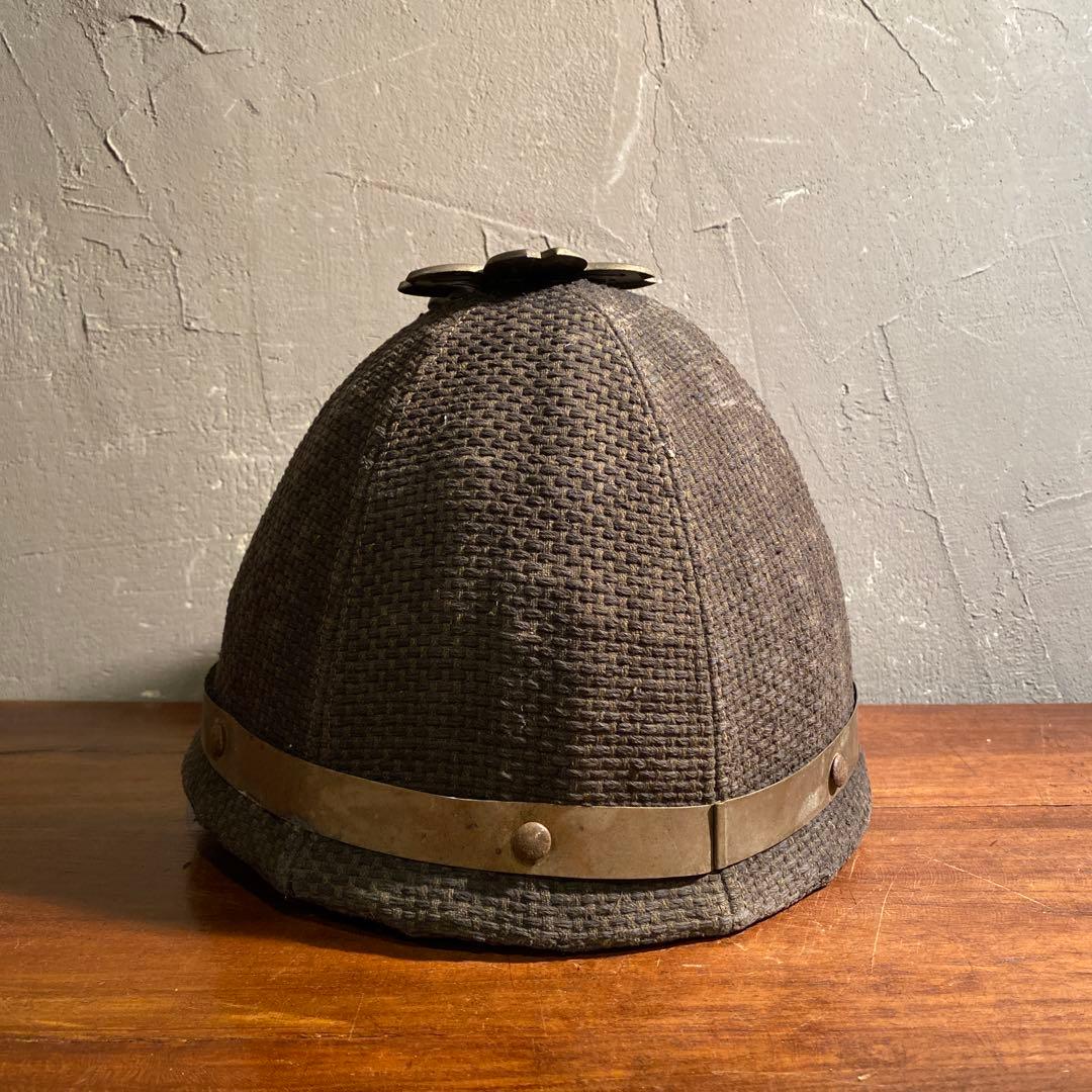 時代物 消防帽 刺子 骨董品 古道具 コレクション 昭和レトロ