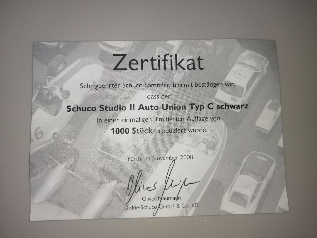 Schuco　CLASSIC　Auto Union Typ C