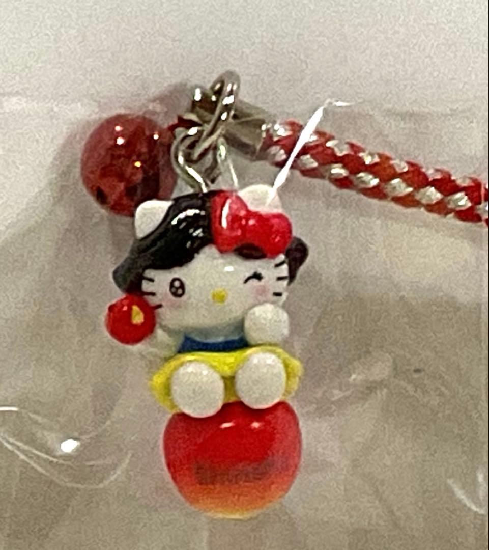d*9様 ハローキティ 信州限定 根付 ストラップ リンゴ姫