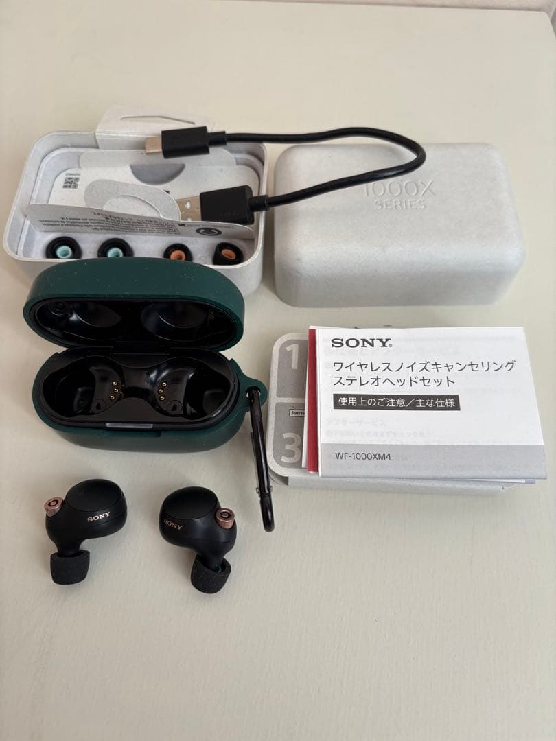 SONY WF-1000XM4 ブラック ソニー 動作確認済 美品