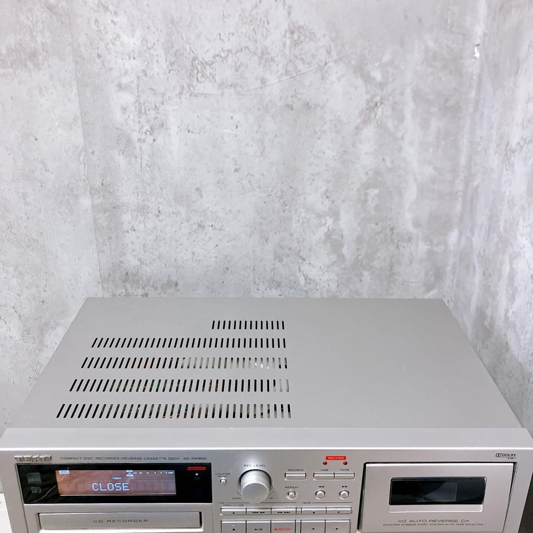 【CD再生可】TEAC AD-RW900 CD カセットデッキ