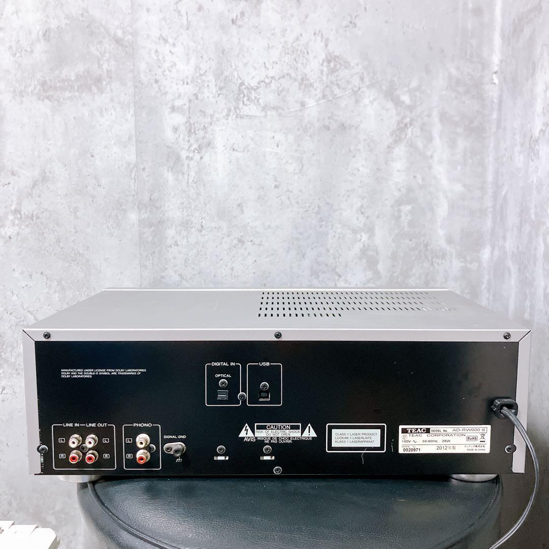 【CD再生可】TEAC AD-RW900 CD カセットデッキ
