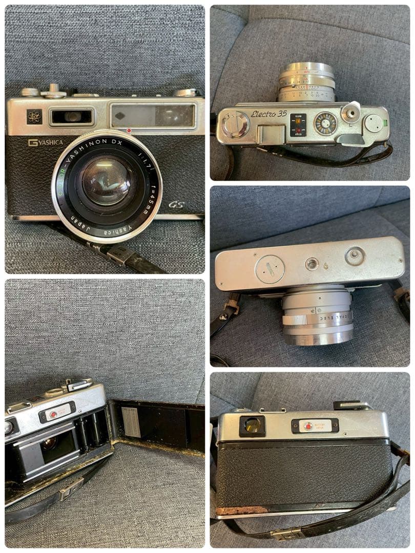 ❷カメラ6個まとめ売り 一眼レフ ミノルタ ヤシカいろいろ