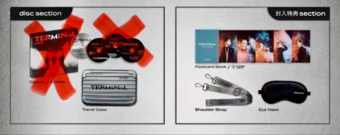 Da-iCE アルバム TERMiNaL 初回生産限定 豪華盤 特典のみ　新品