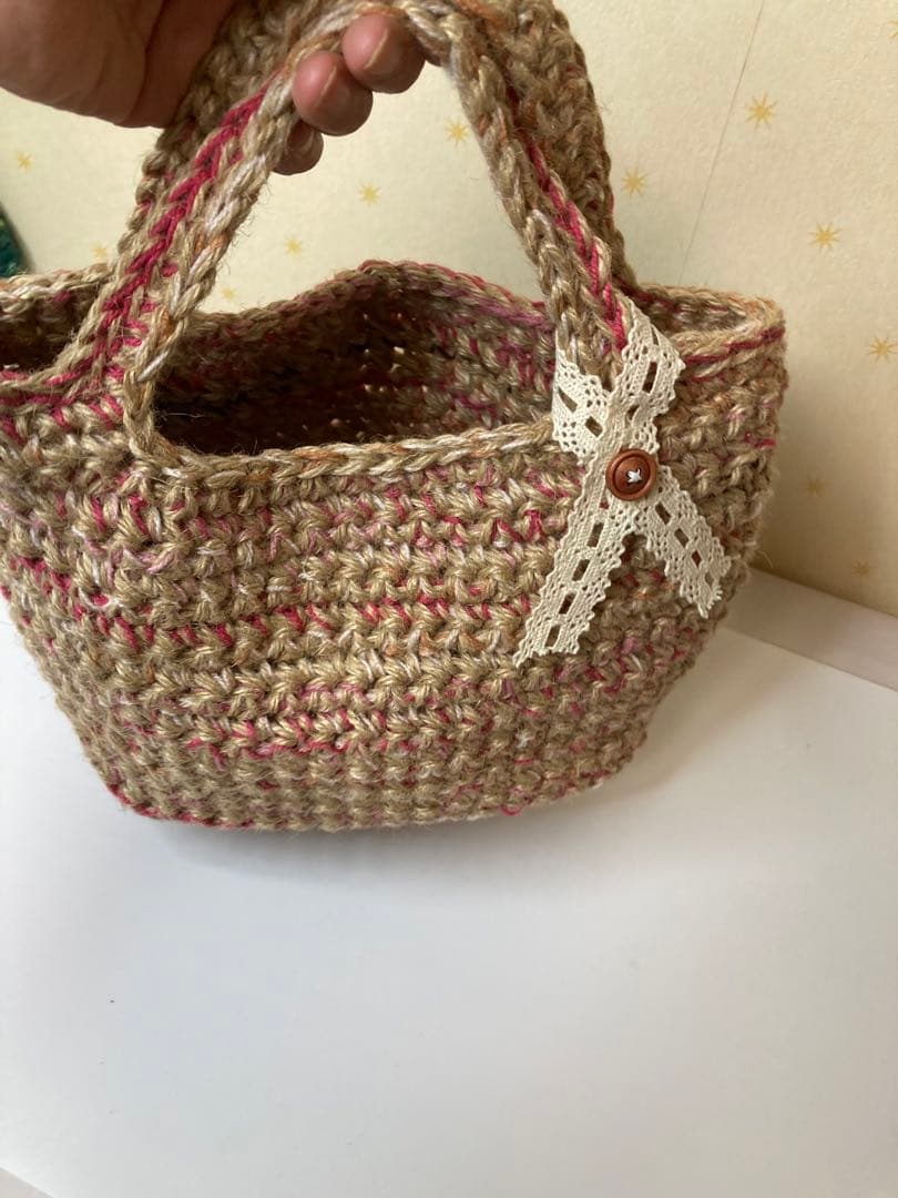 麻紐バッグ ちょこっとバッグ