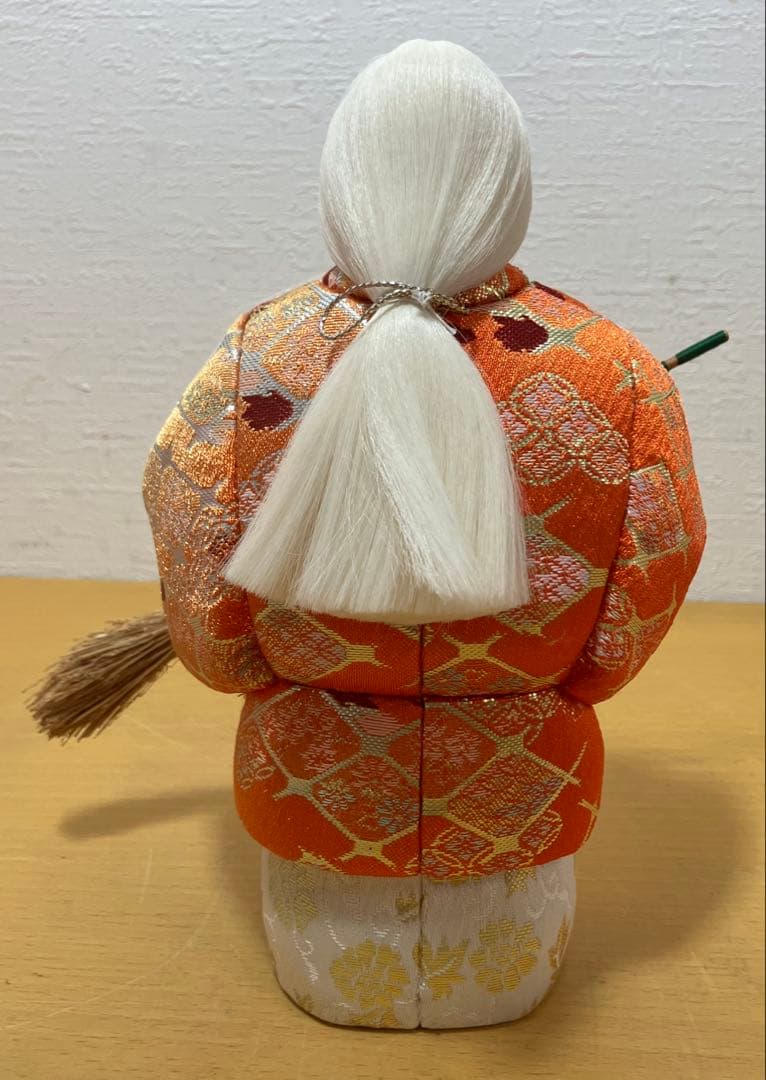 【隆幸作】木目込人形 高砂 尉と姥 夫婦円満 長寿 縁起物 伝統工芸品