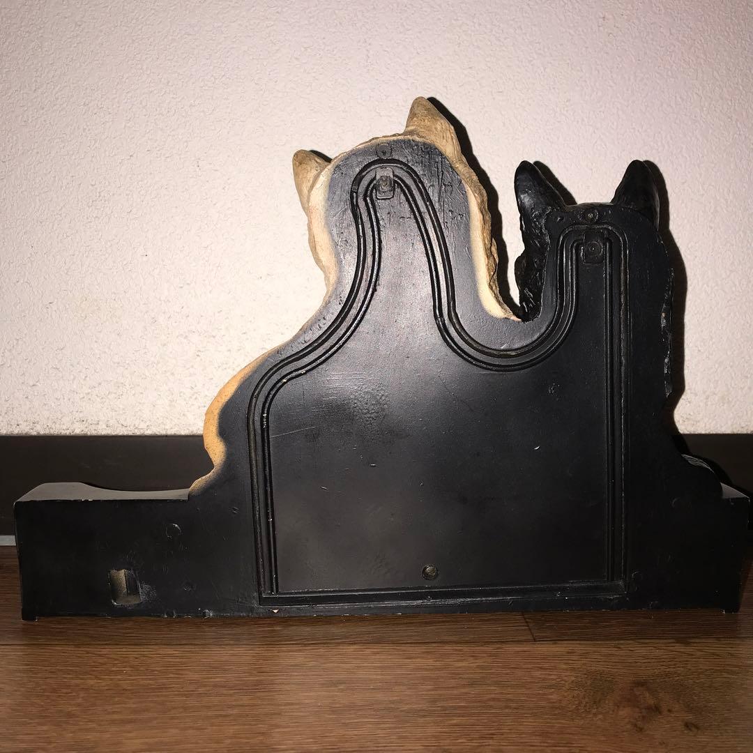 BLACK&WHITE 置物 ビンテージ レトロ 犬 スコッチ ウイスキー