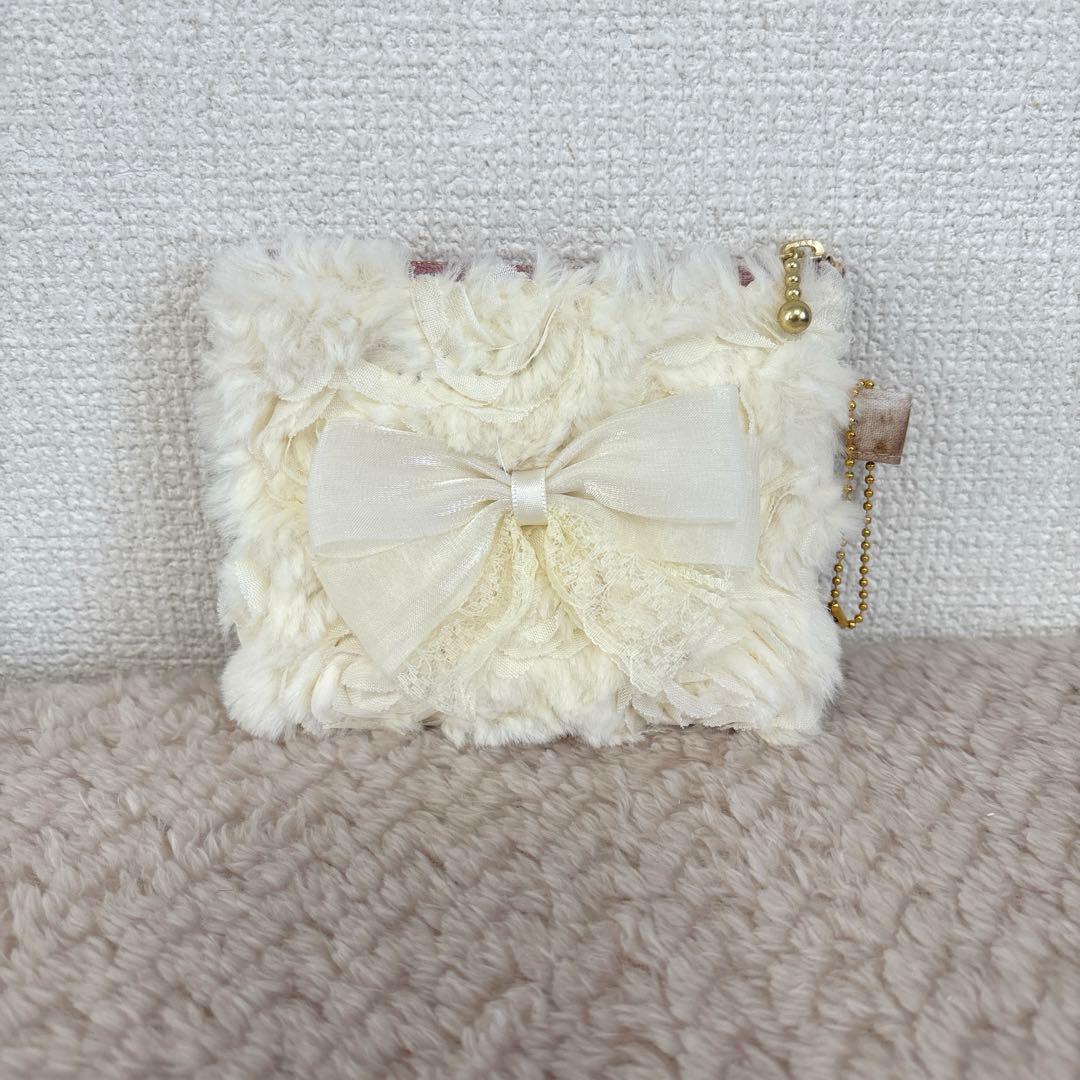 コヤンイサムチョン　ふわモコサンダーちゃん　フリルトート＆ポーチ