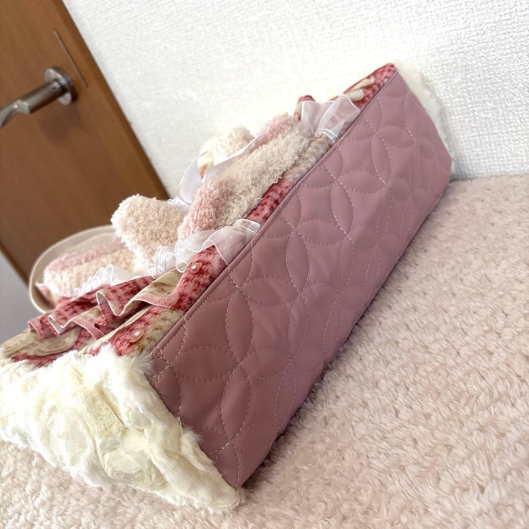 コヤンイサムチョン　ふわモコサンダーちゃん　フリルトート＆ポーチ