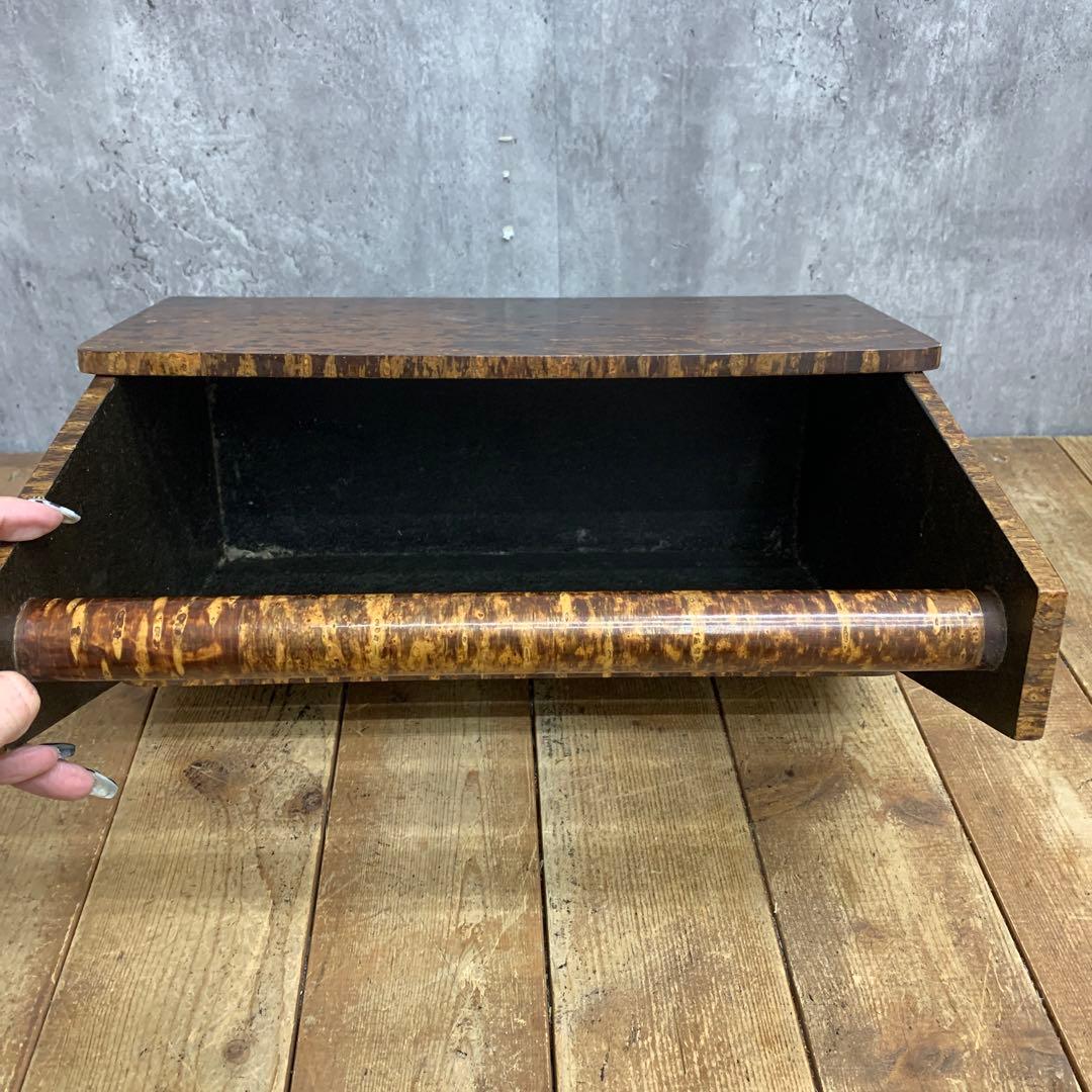 A-1 【伝統工芸】秋田 樺細工（桜皮細工） マガジンラック / 手付収納ボック
