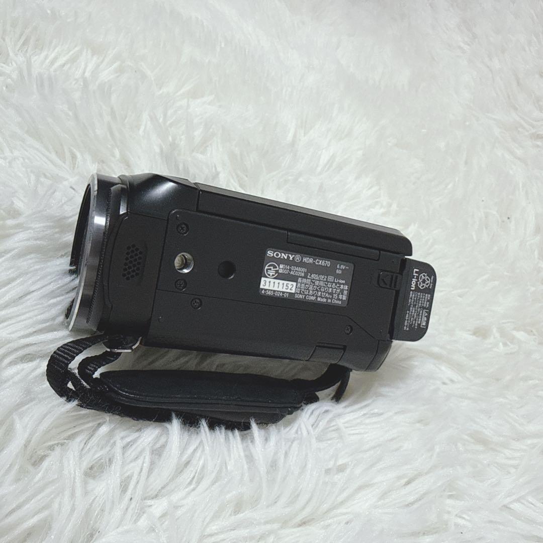 SONY HDR-CX670 HDビデオカメラ