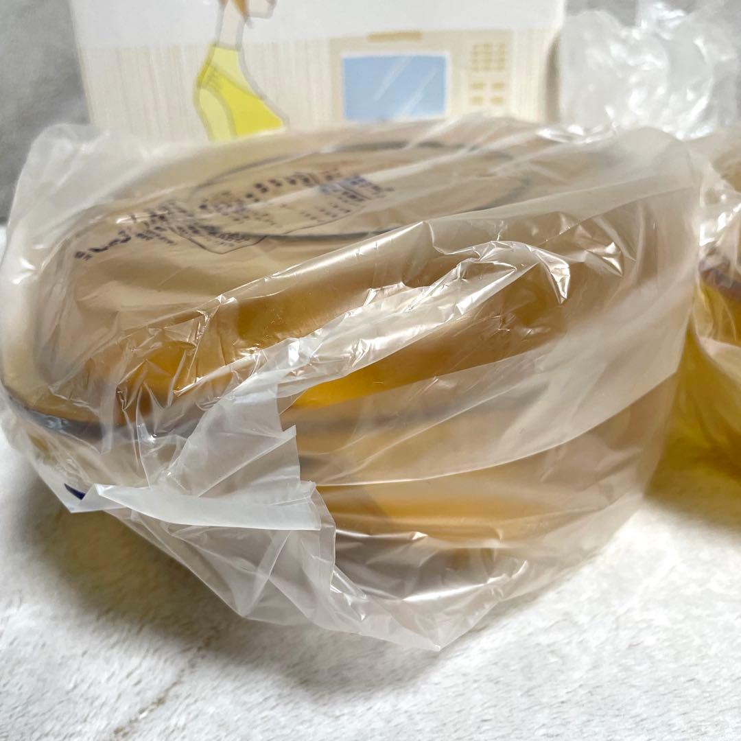 未使用♪Tupperware タッパーウェーブ2000丸型(中)ペアセット