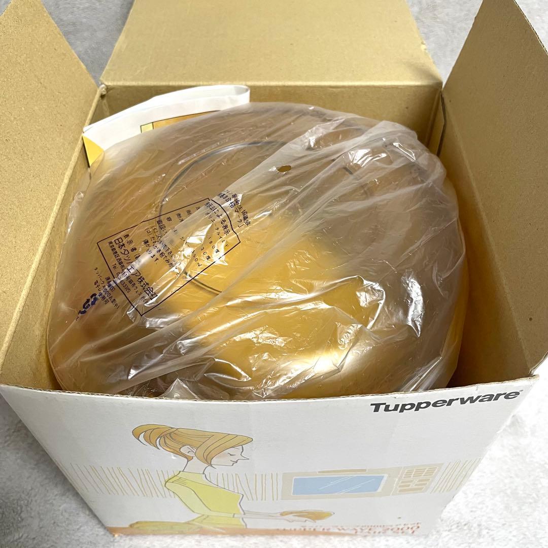 未使用♪Tupperware タッパーウェーブ2000丸型(中)ペアセット