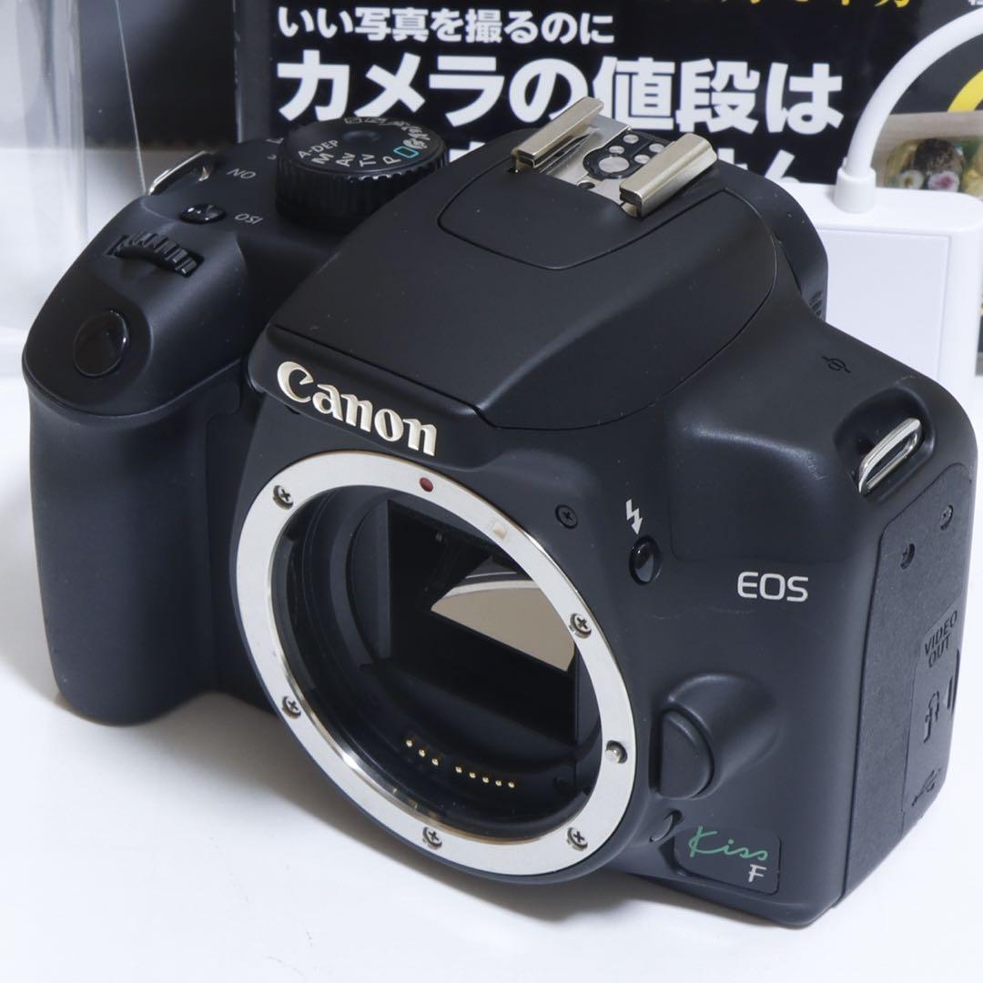 ☆スマホに送れる一眼レフ☆ キャノン EOS Kiss F ISセット♪ cr
