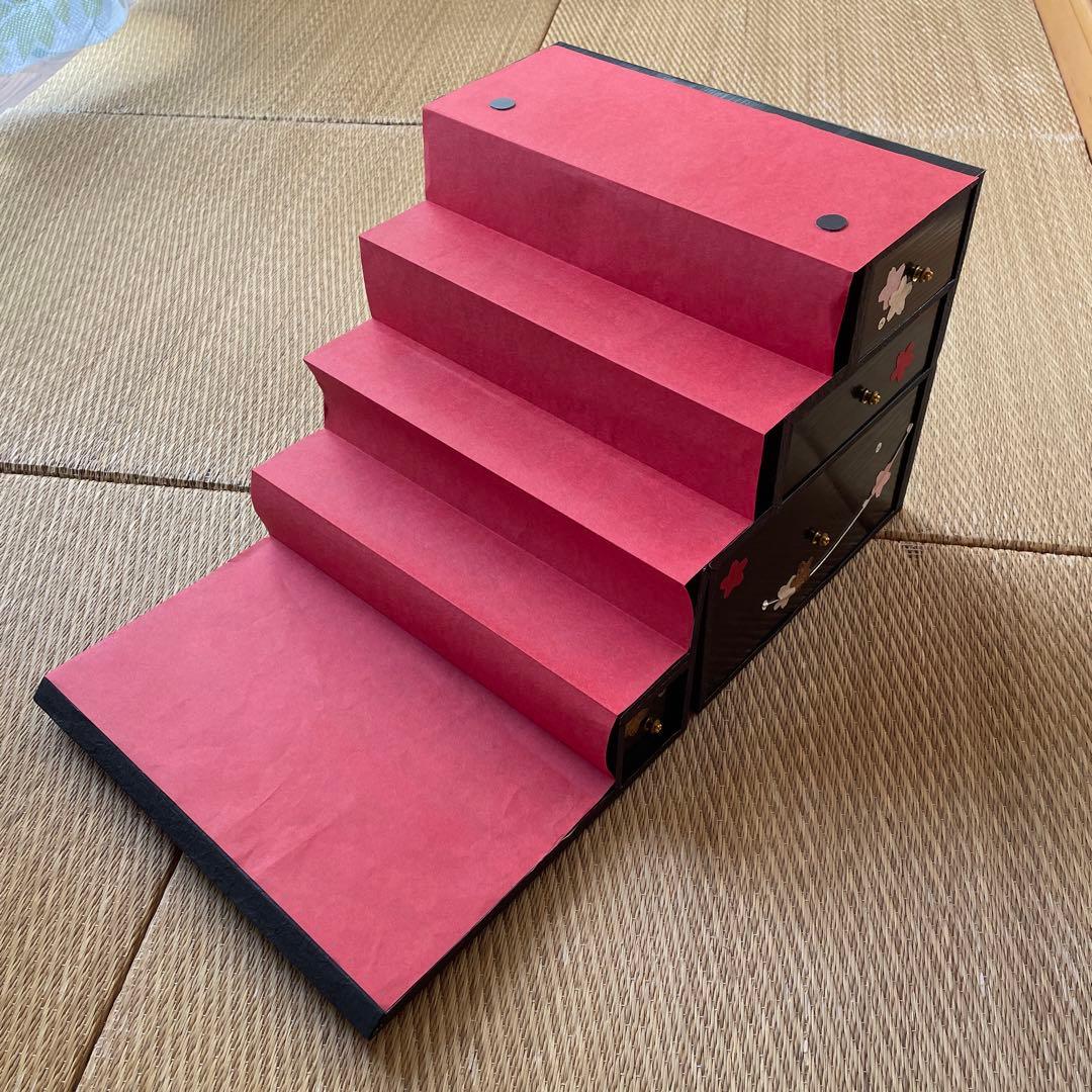 フェリシモ ママが作って贈りたい宝物みたいな おひなさま 完成品 ケース付き☆