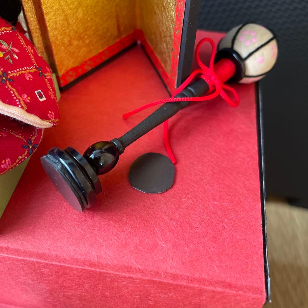 フェリシモ ママが作って贈りたい宝物みたいな おひなさま 完成品 ケース付き☆