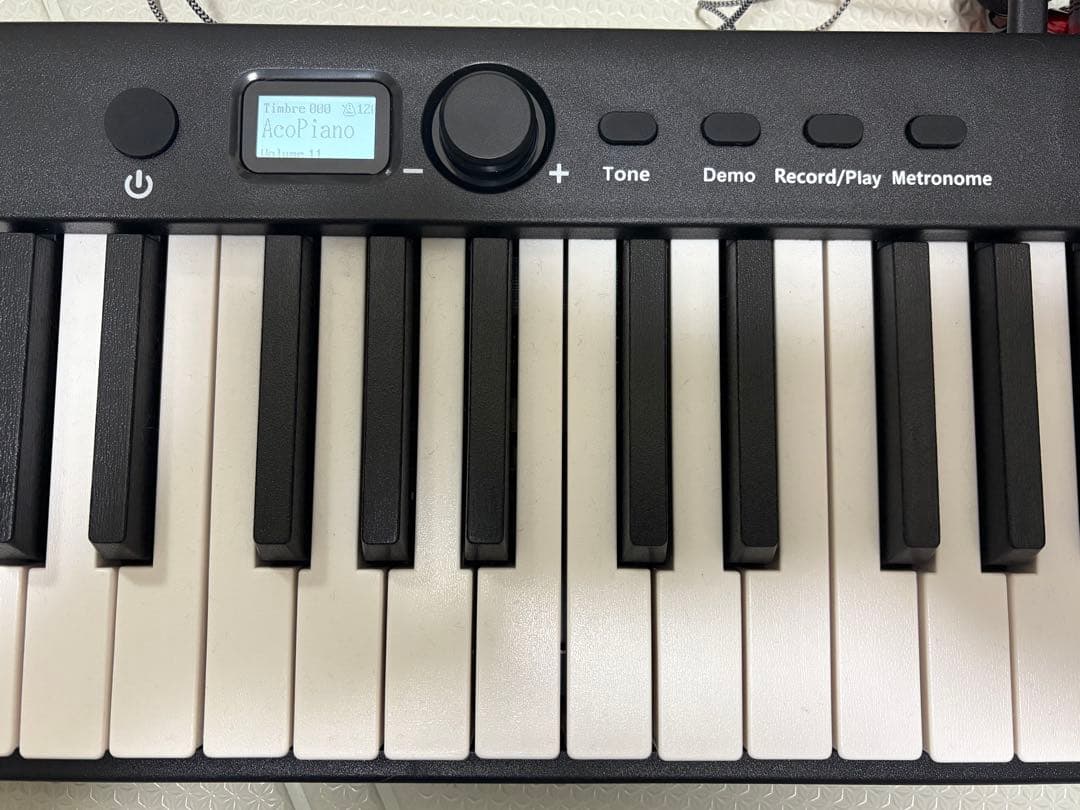 電子キーボード 折り畳み式 88鍵盤 初心者向け　電子ピアノ 譜面台他付属